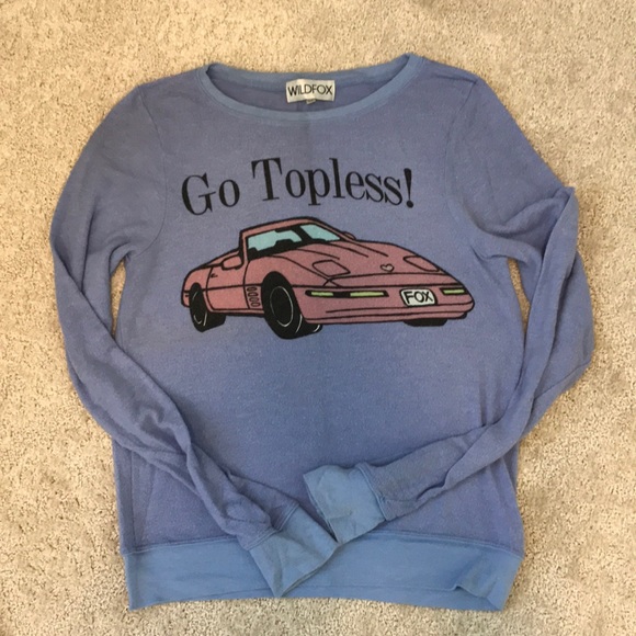 Wildfox Tops - Wildfox Go Topless Beach Jumper XS